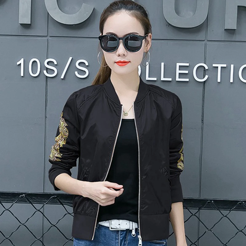 Весенне осенняя верхняя одежда женская новая короткая куртка большого размера