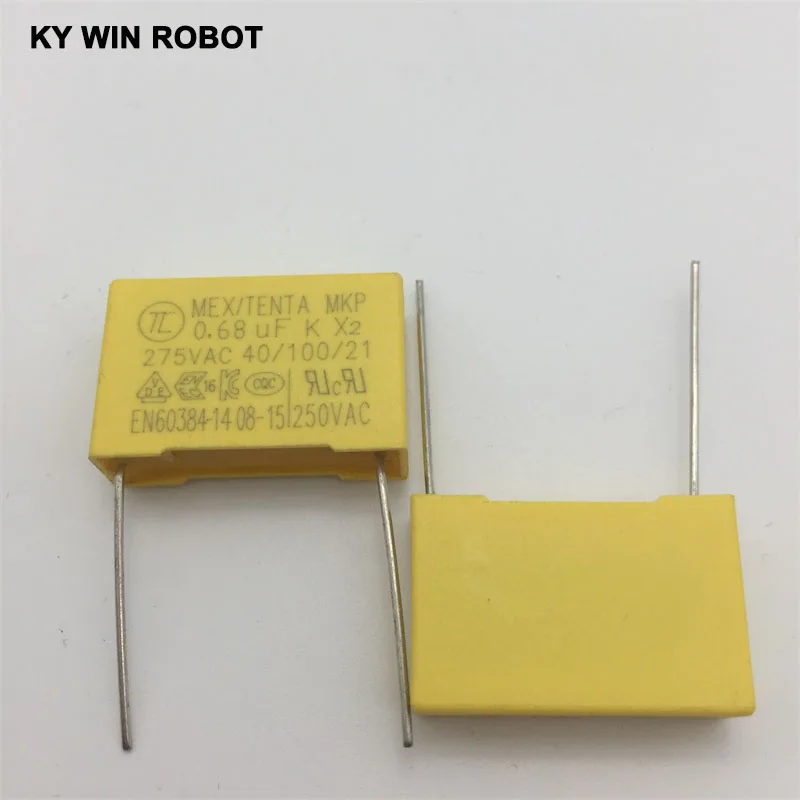 1 шт. расстояние 22 мм 275V 684K 0 68 мкФ 680NF защитного конденсатора|safety capacitor|680nf capacitor275v