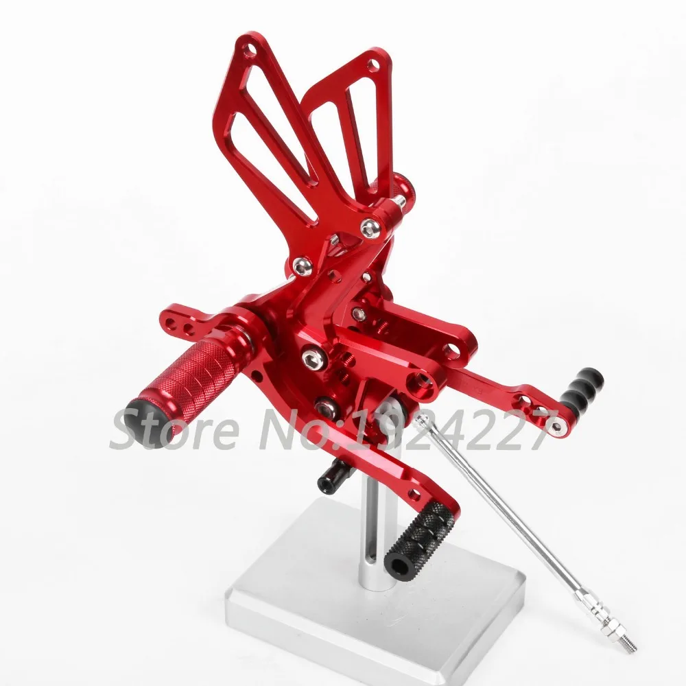 CNC Rearsets подножки для Suzuki GSXR1000 2000-2004 мотоцикл подножек заднего тормоза