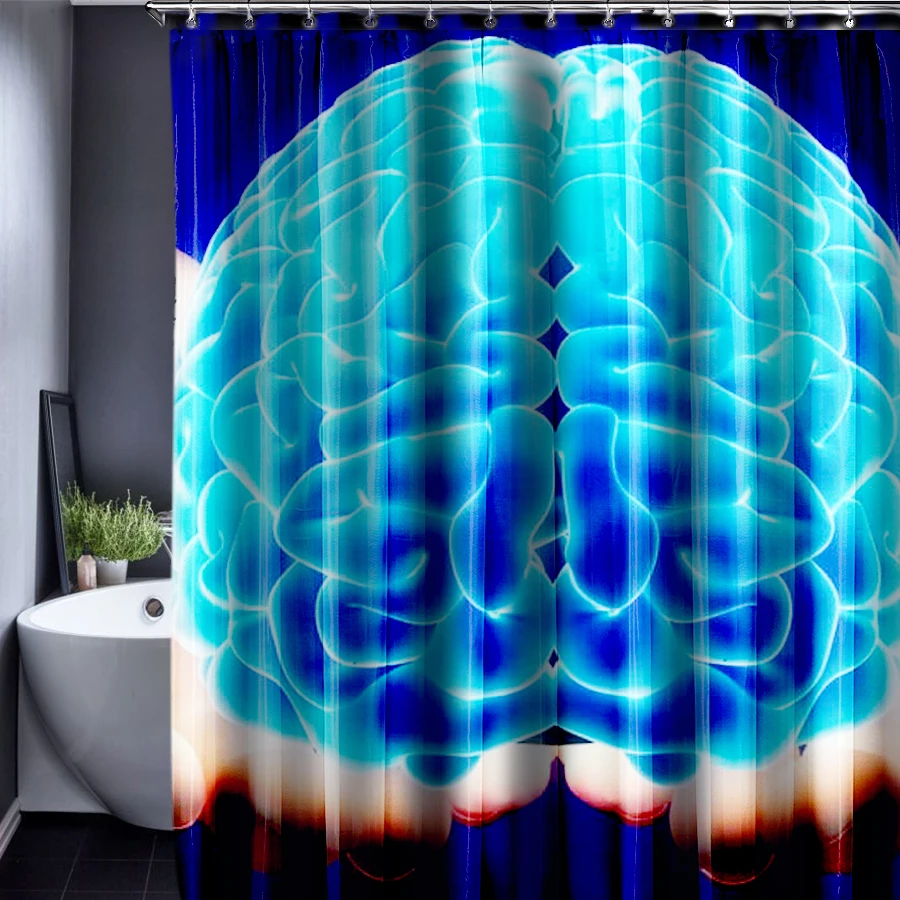 Занавески для душа из полиэстера водонепроницаемая ткань на заказ Хэллоуина