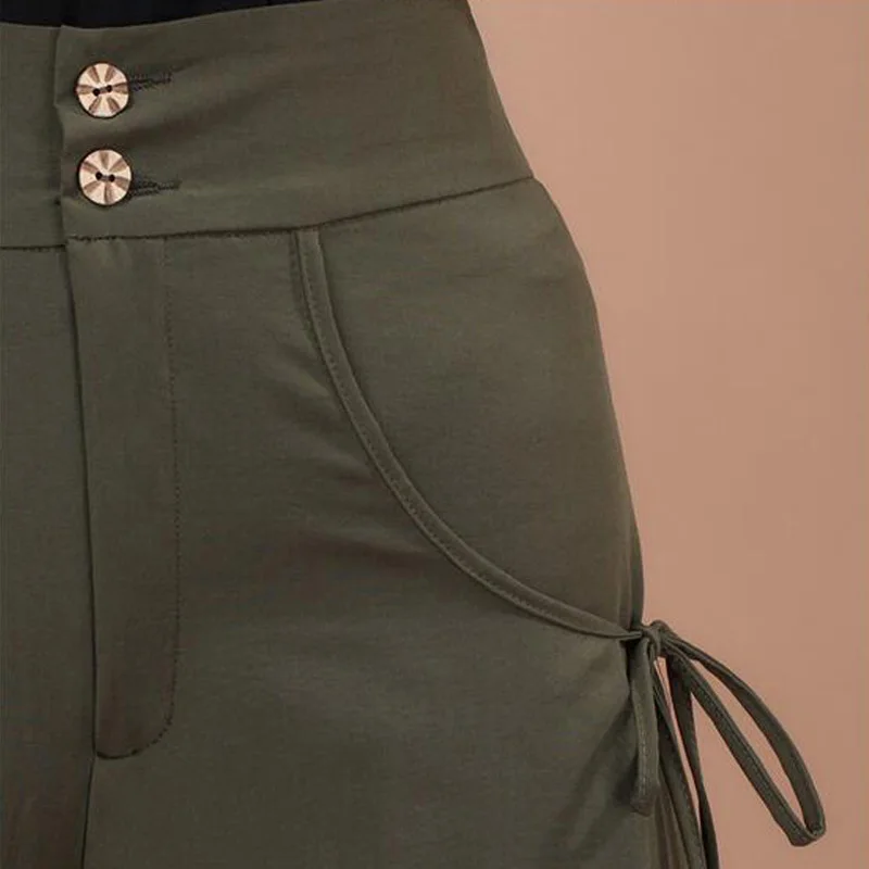 

2017 New Spring summer Women Plus size Wide Leg Pants Fashion Leisure Wide Leg Pants Ladies Wide Legged Skirts Pants KP1418