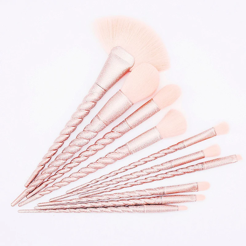 10 шт. кисти для макияжа в виде единорога|Аппликатор теней век| |