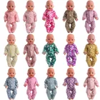 Новый маленький рисунок кукольная Пижама подходит 18 дюймов американских кукол и 43 см для ухода за ребенком для мам Baby doll аксессуары подарок на праздник для выбора