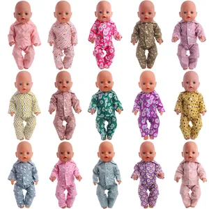 Новый маленький рисунок кукольная Пижама подходит 18 дюймов американских кукол и 43 см для ухода за ребенком для мам Baby doll аксессуары подарок на праздник для выбора