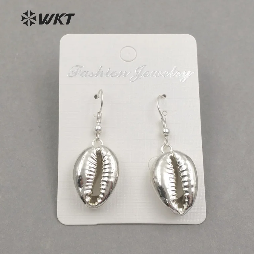 WT-E463 Оптовая продажа новые оригинальные дизайнерские серьги из натуральной