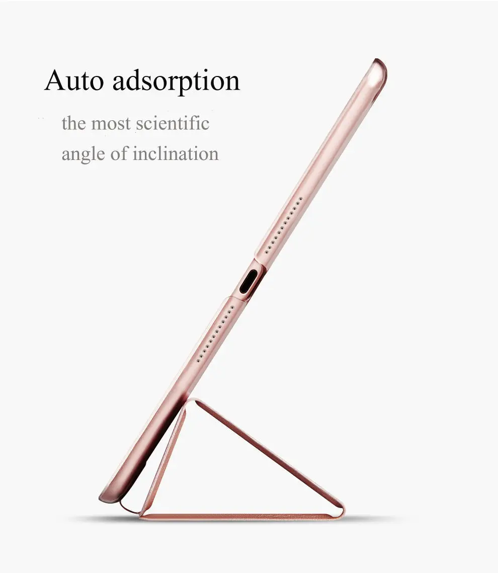Для Apple iPad Air 1 2 Чехол чехол матовый Жесткий тройной складной Обложка Авто сон/