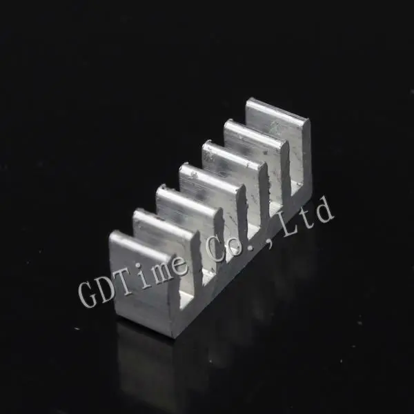 5000 шт. в партии алюминий 15X4X6MM IC LED Охлаждающий радиатор вентилятора теплоотвод