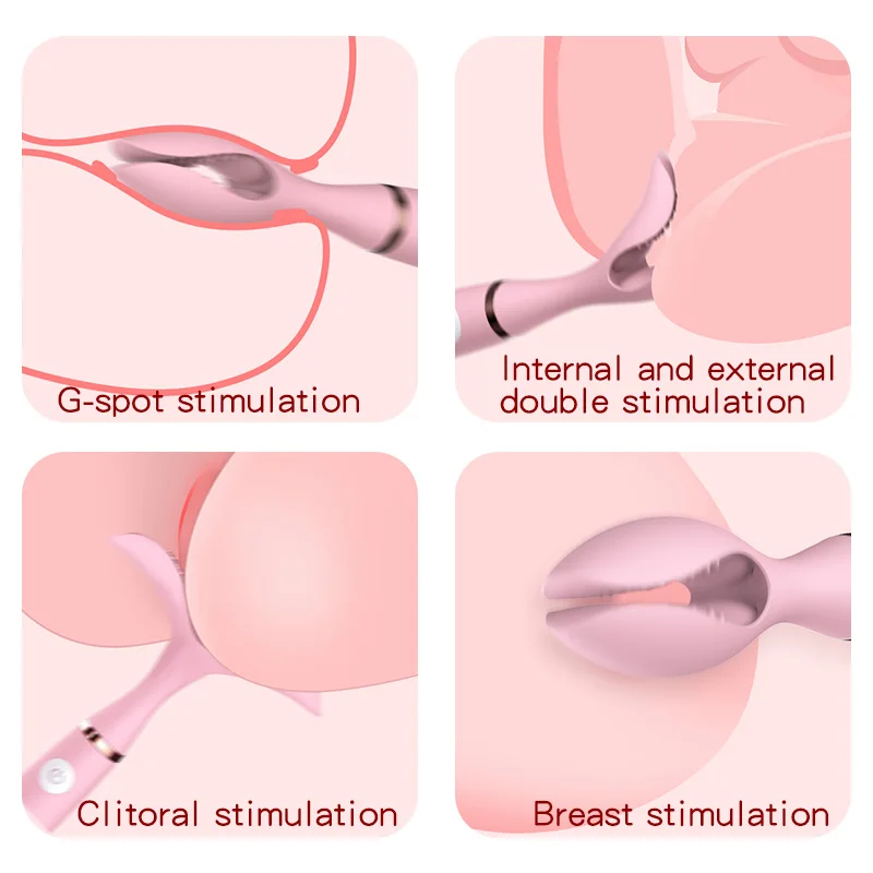 Силиконовый зажим для Сосков Женский стимулятор Вагины и клитора массажер точки