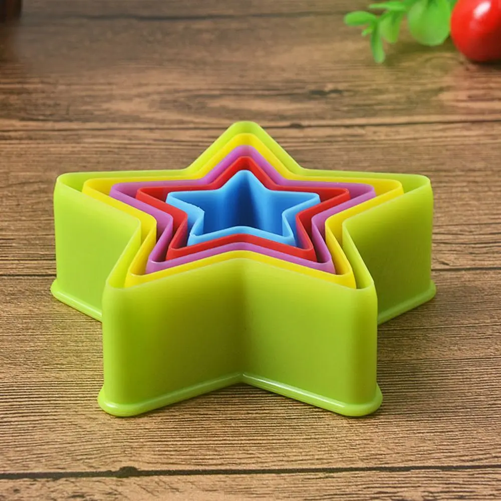 5 шт./компл. форма для печенья в форме звезды инструменты украшения торта