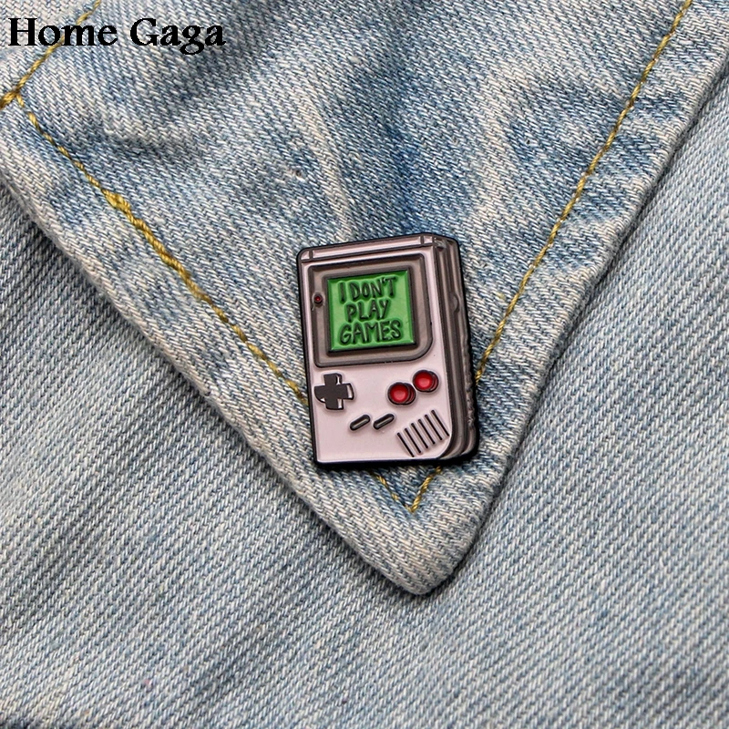 Homegaga Game boy advance металлическая цинковая эмалированная заколка трендовая медаль para