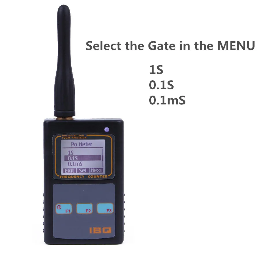 Портативный цифровой измеритель частоты IBQ102 радиопортативный с широким