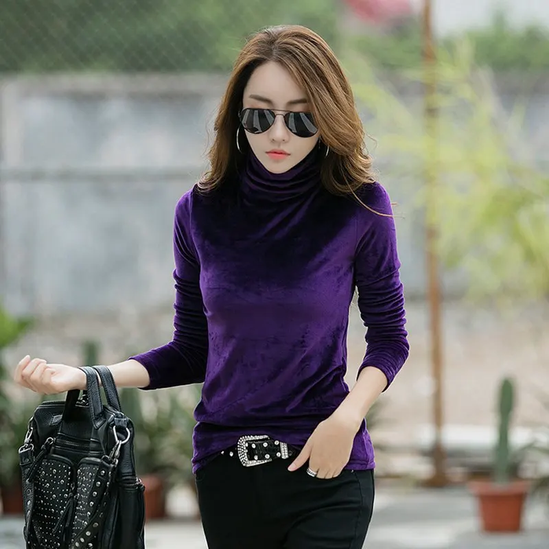 Gigogou Women Pullover Sweater 2019 Autumn Winter Turtleneck Long Sleeve Warm Female Jumper Slim Ladies | Женская одежда