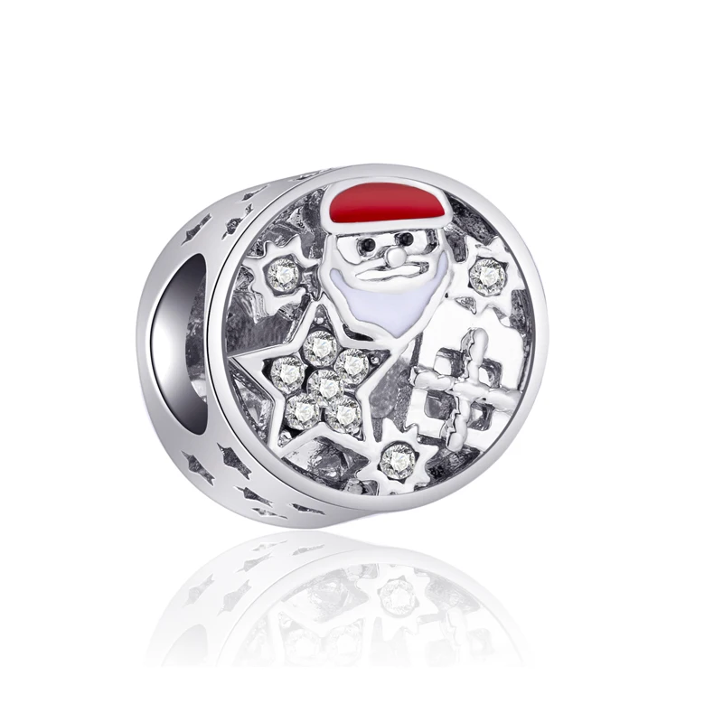 Роскошный хрустальный шар звезды ключ талисман Микки бусины подходят Pandora