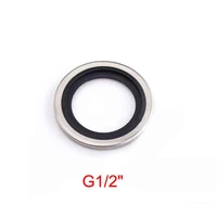 g12 bsp self centering metal nbr rubber bonded drain plug oil o ring washer seal gasket