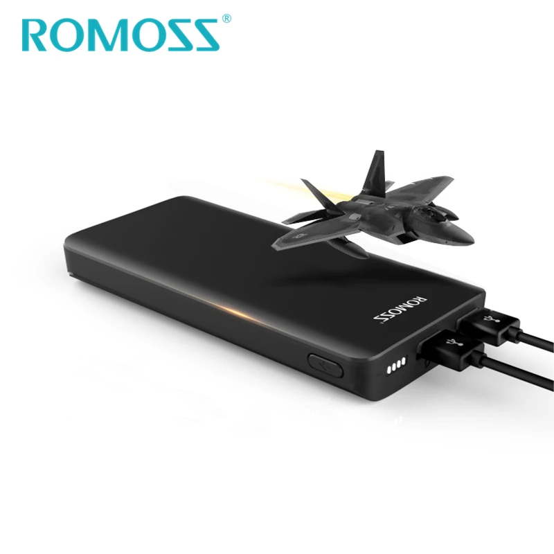 Пауэрбанк ROMOSS 8 шт. 10000 мАч + зарядных кабелей 2 в 1|power bank|power chargerbank power |