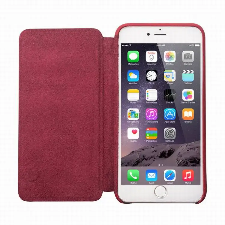 Новинка 2015 стильный высококачественный откидной Чехол QIALINO для iPhone 6 6s