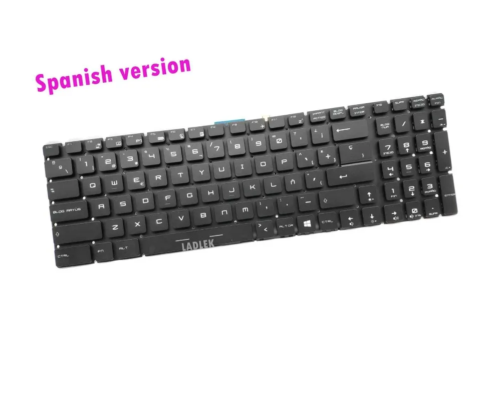 Новый полный RGB красочная подсветка Испанский Teclado Для MSI Gaming GS70 2OD Stealth/GS70 2PC Stealth GS60