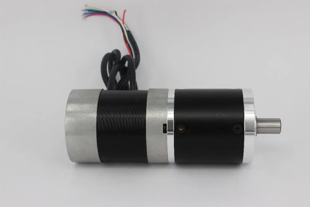 Двигатель постоянного тока мотор nema 23 100W шестерни DC бесщеточный мотор 24V bldc мотор планетарной понижающей коробкой соотношение 20:1