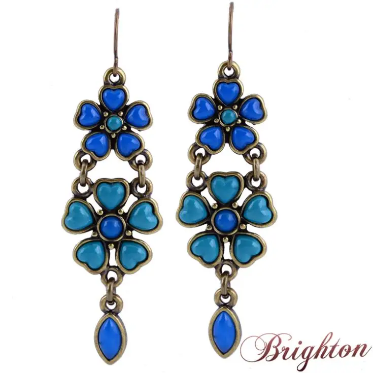 Популярные ювелирные изделия гладкие смола красочные формы цветка кулон длинные