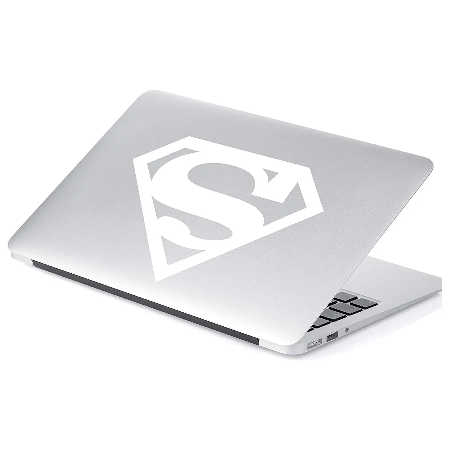 

Superman Decal Sticker for Car Window, Laptop and More. # 805 (4" x 5.1", White)