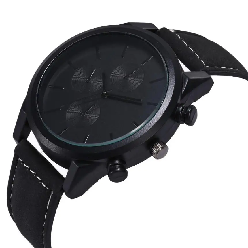 Новинка Relojes мужские часы 2018 модные коричневые римские кожаные кварцевые