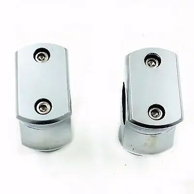 

Chrome 1" 25mm Motorcycle Handlebar Riser For Harley Honda Kawasaki Suzuki Yamaha Springer Bobber Cafe Racer Sportster XL FL