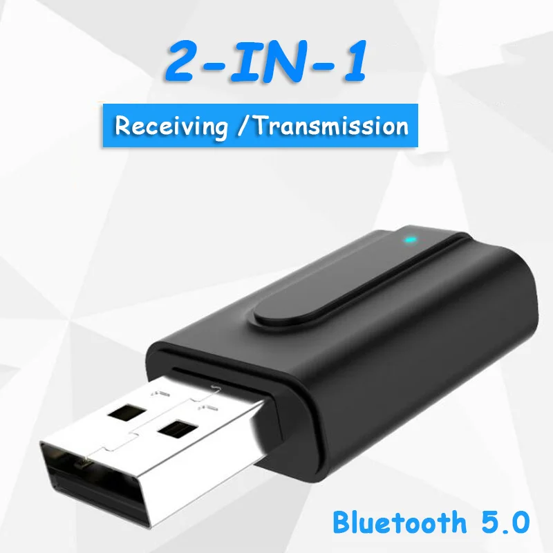 USB Bluetooth приемник передатчики 5 0 беспроводной аудио музыкальный стерео адаптер