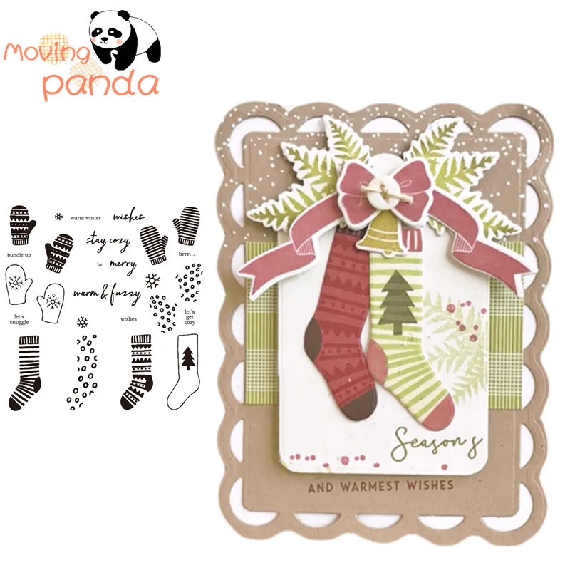 Теплый и пушистый прозрачный силиконовый штамп/уплотнение для DIY