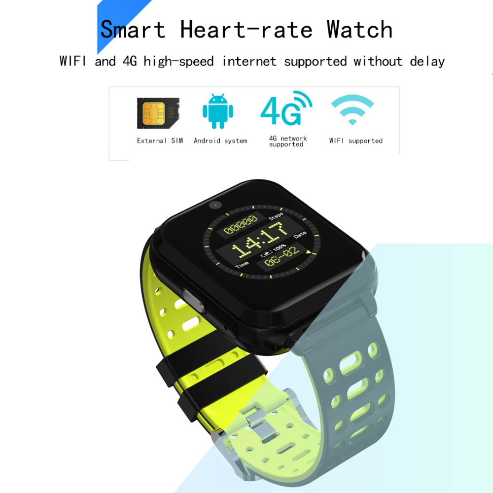 4 г Смарт часы M1 Android 6 0 1 ГБ/8 ГБ MTK6737 ядра smartwatch 720 мАч сердечного ритма