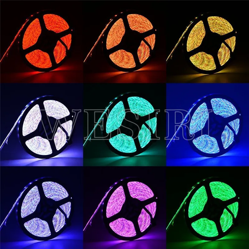 Светодиодная ленсветильник 5050 SMD 60led s/m RGB/RGBW 12 В постоянного тока 5 м 10