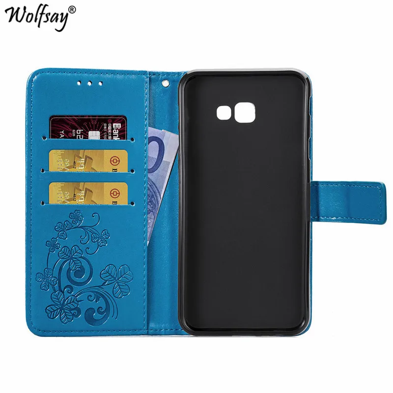 Роскошный чехол книжка для Samsung Galaxy J4 Core кошелек держатель карт