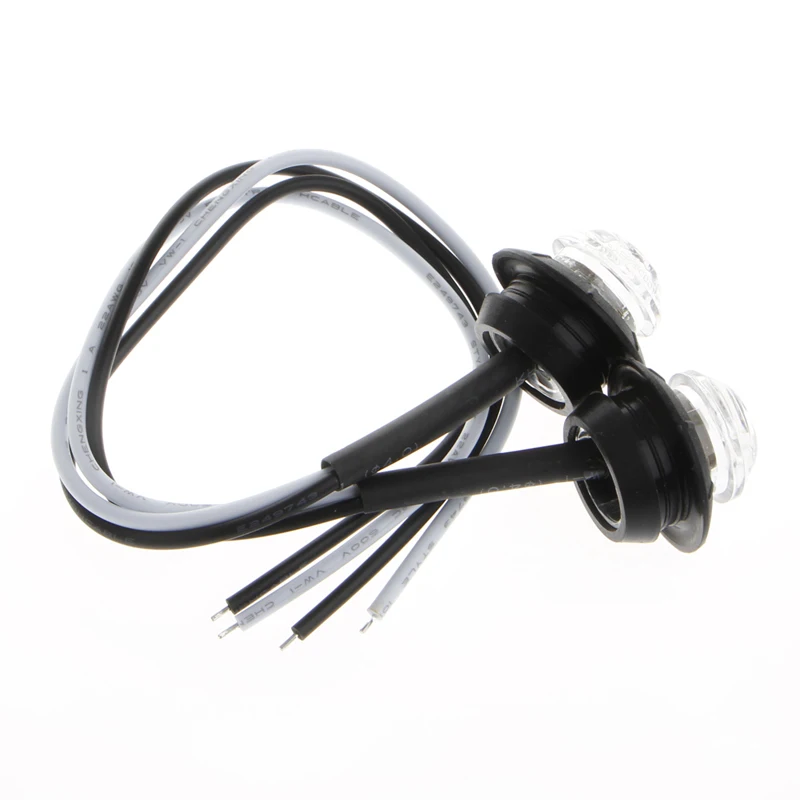 2 шт. Автомобильные светодиодные мини-маркерсветильник 3/4 дюйма | Автомобили и