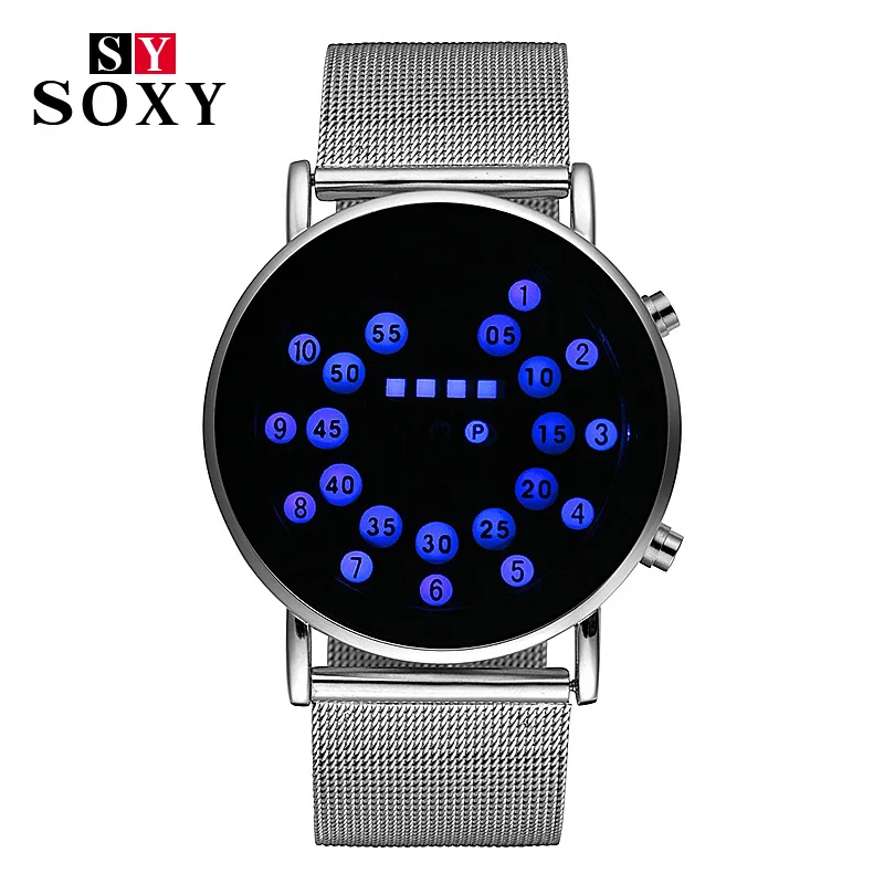 Часы SOXY мужские модные цифровые светодиодные супер простой стиль 2019|hombre|hombre reloj |