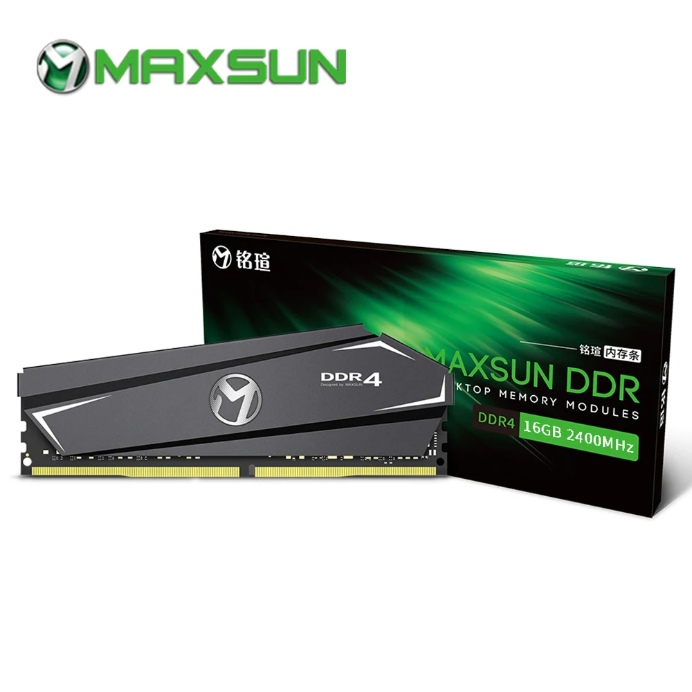 Maxsun ram ddr4 16 Гб памяти 2400/2666 МГц радиатор 288pin пожизненная гарантия одна память