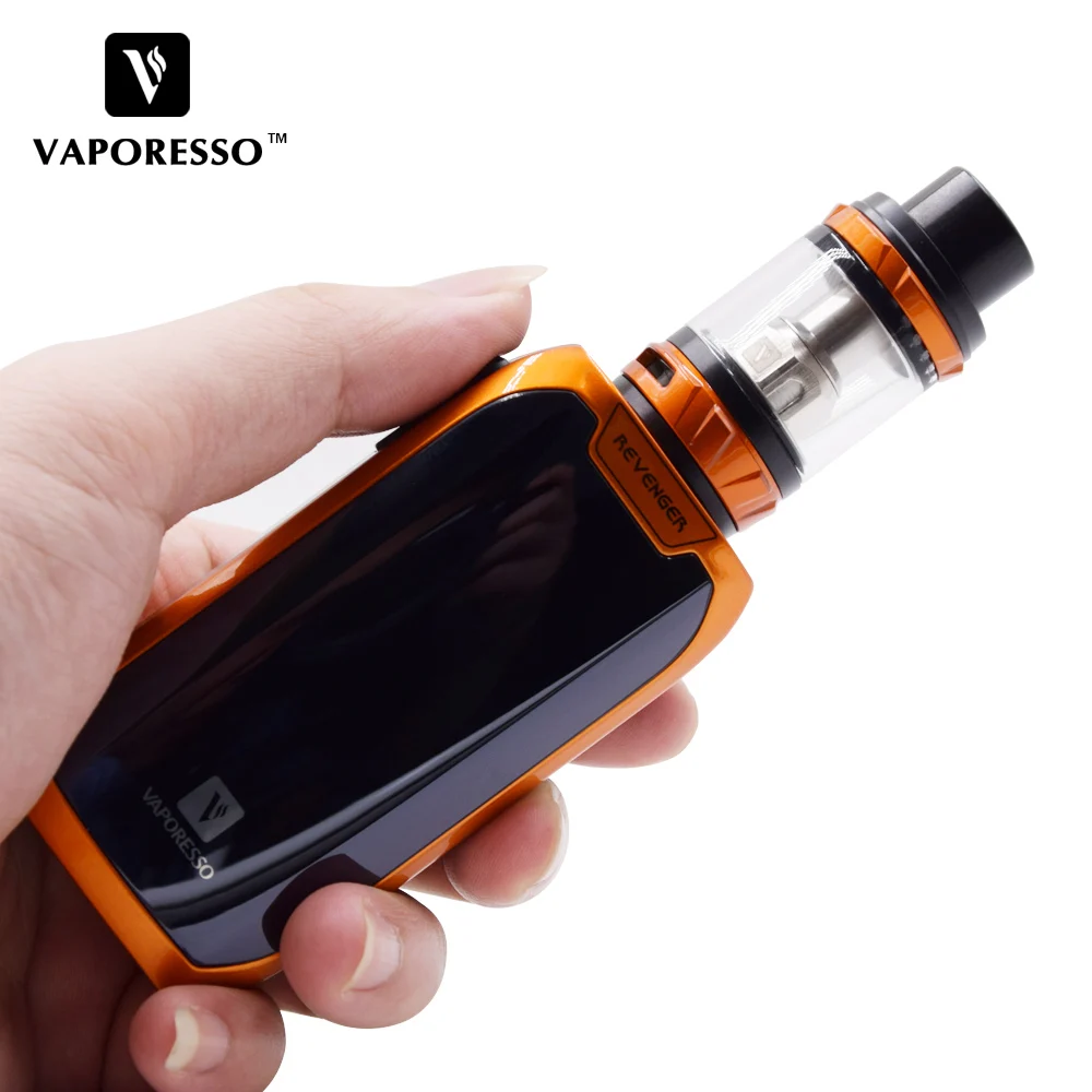 Оригинальный 220 Вт Vaporesso Мститель комплект поле Mod с NRG бак 5 мл 510 потека