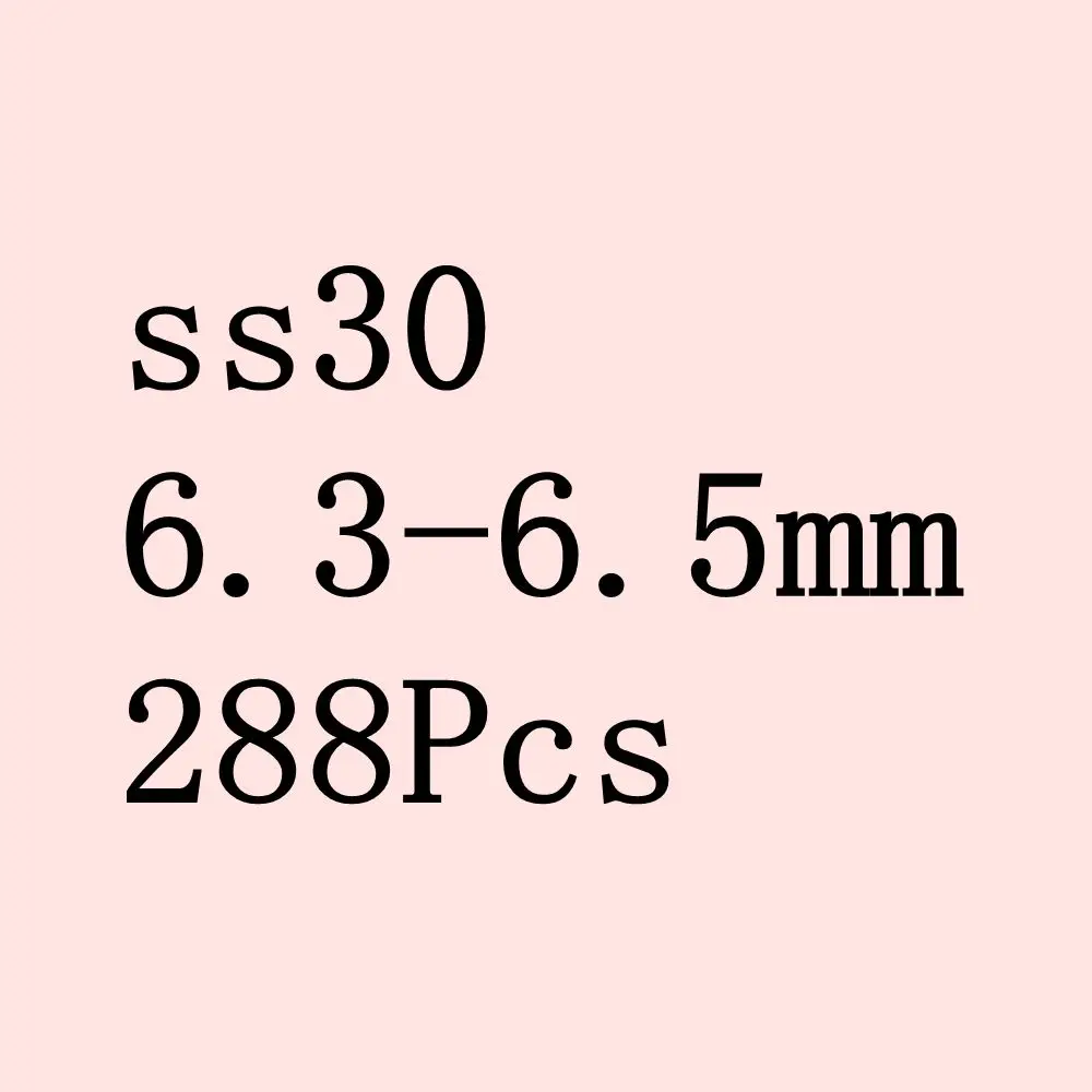 ss30 6.4mm Стразы для ногтей аметистовый цвет много Siez мини точечный Кристалл камни свободные бусы со стразами DIY украшения для ногтей - Цвет: ss30 6.4mm