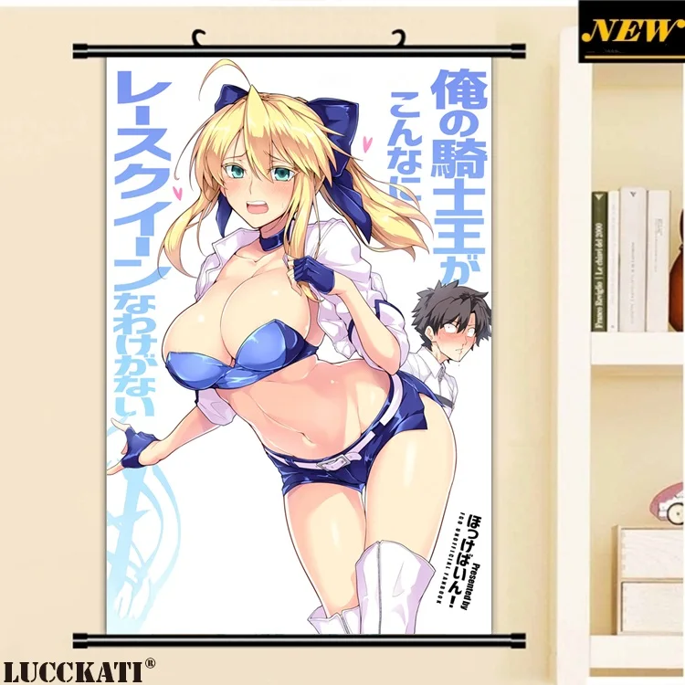 40X60 см Fate grand order Fate/go Fgo видеть через каплей ноги мультфильм аниме Настенная картина плакат прокрутки холст живопись 30
