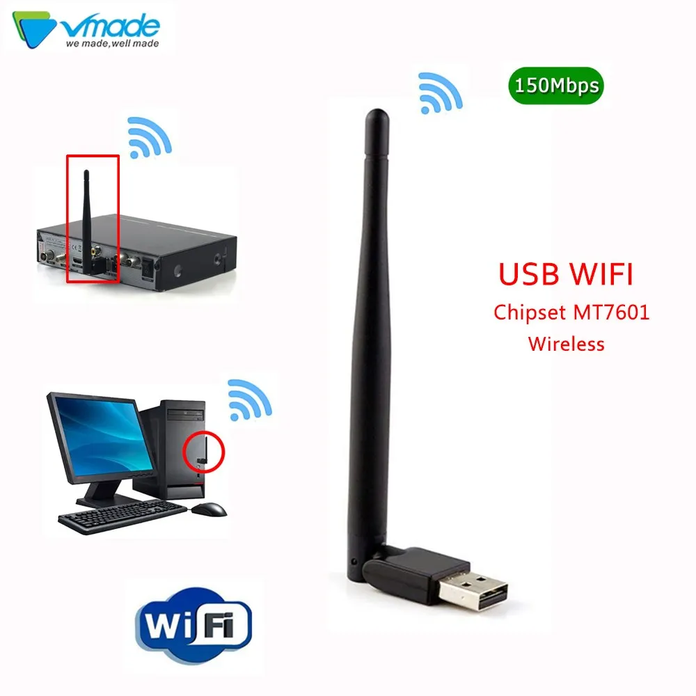 Адаптер Realtek MT7601 USB Wi Fi openbox пила адаптер ключ ibox облачная сетевая карта для