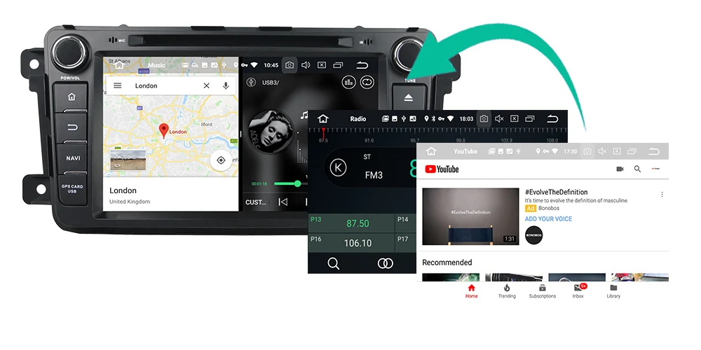 Belsee для Mazda CX-9 CX9 Android 9,0 автомобильный стерео радио 8 ядерный 4 ГБ 2 Din gps головное устройство Авторадио Мультимедиа DVD плеер