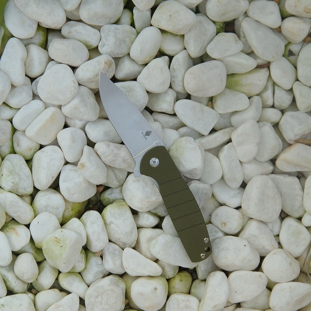 Складные ножи Kizer, ножи для выживания на открытом воздухе, V3471 N690, стальной нож с лезвием G10, ручной нож высокого качества