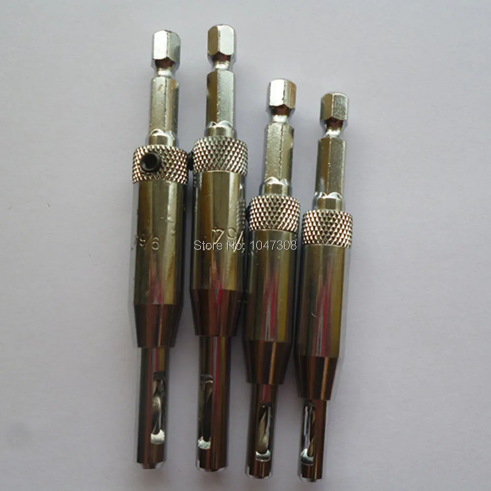 4 шт. Самоцентрирующиеся шарнирные аппаратные сверла набор 5/64 &quot7/64&quot 9/64 &quot11/64&quot