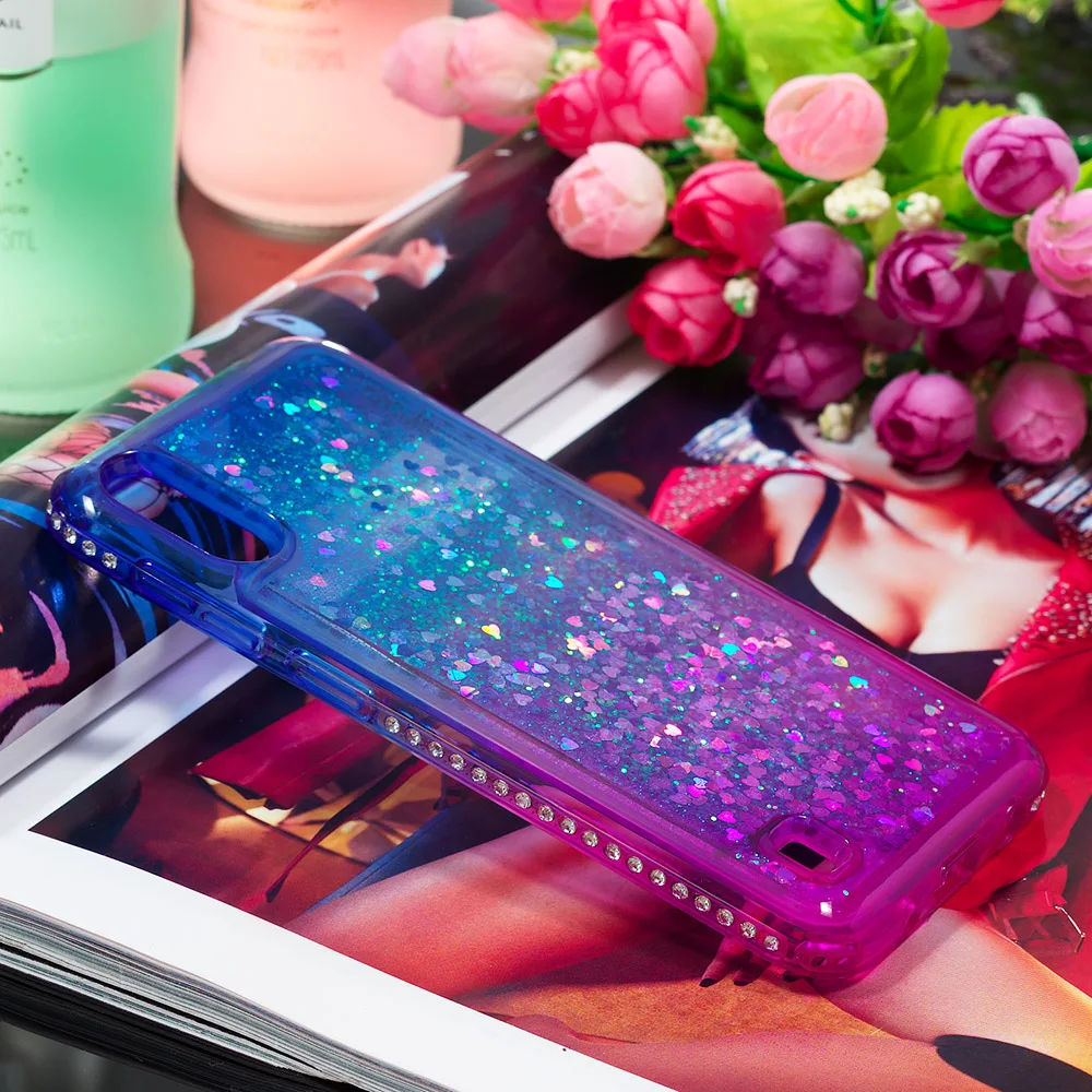 Чехол для Samsung Galaxy A10 с алмазным градиентом блестящий чехол A 10 роскошный жидкий