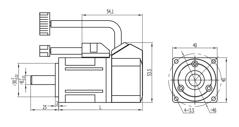 Серводвигатель с ЧПУ 40ST M00330 100 нм 3000 об./мин.|ac servo motor|synchronous motorpermanent magnet synchronous motor |