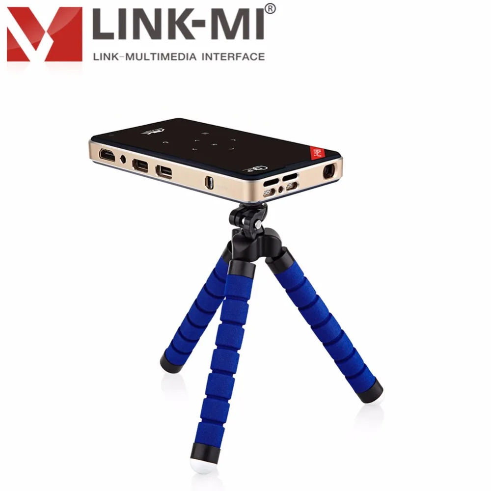 LINK MI H96 P (1 г + 8 г) Full HD DLP Smart проекторы android 1 Мультимедиа Видео светодио дный карман