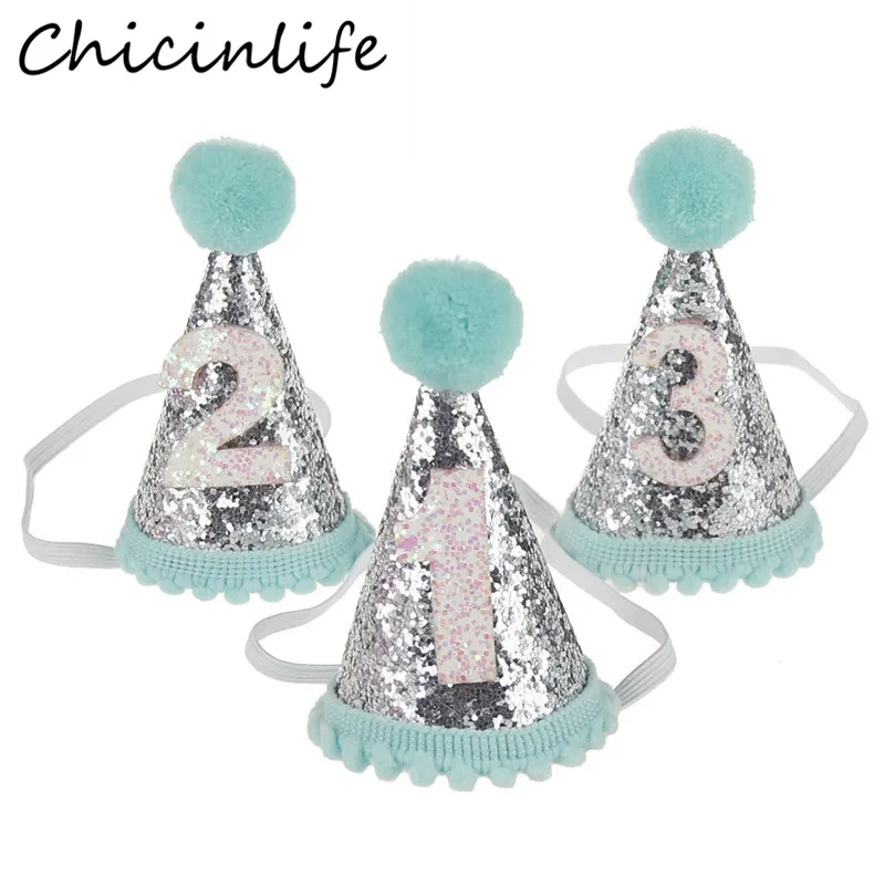 Chicinlife 1 шт. 1-я 2-я 3-я повязка на голову с короной день рождения для мальчиков и