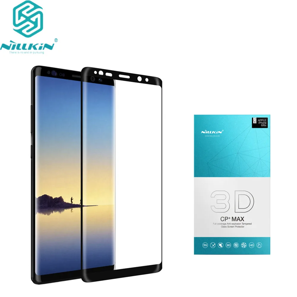 10 шт./лот оптовая продажа Nillkin для Samsung galaxy note 8 закаленное стекло полное покрытие 3D