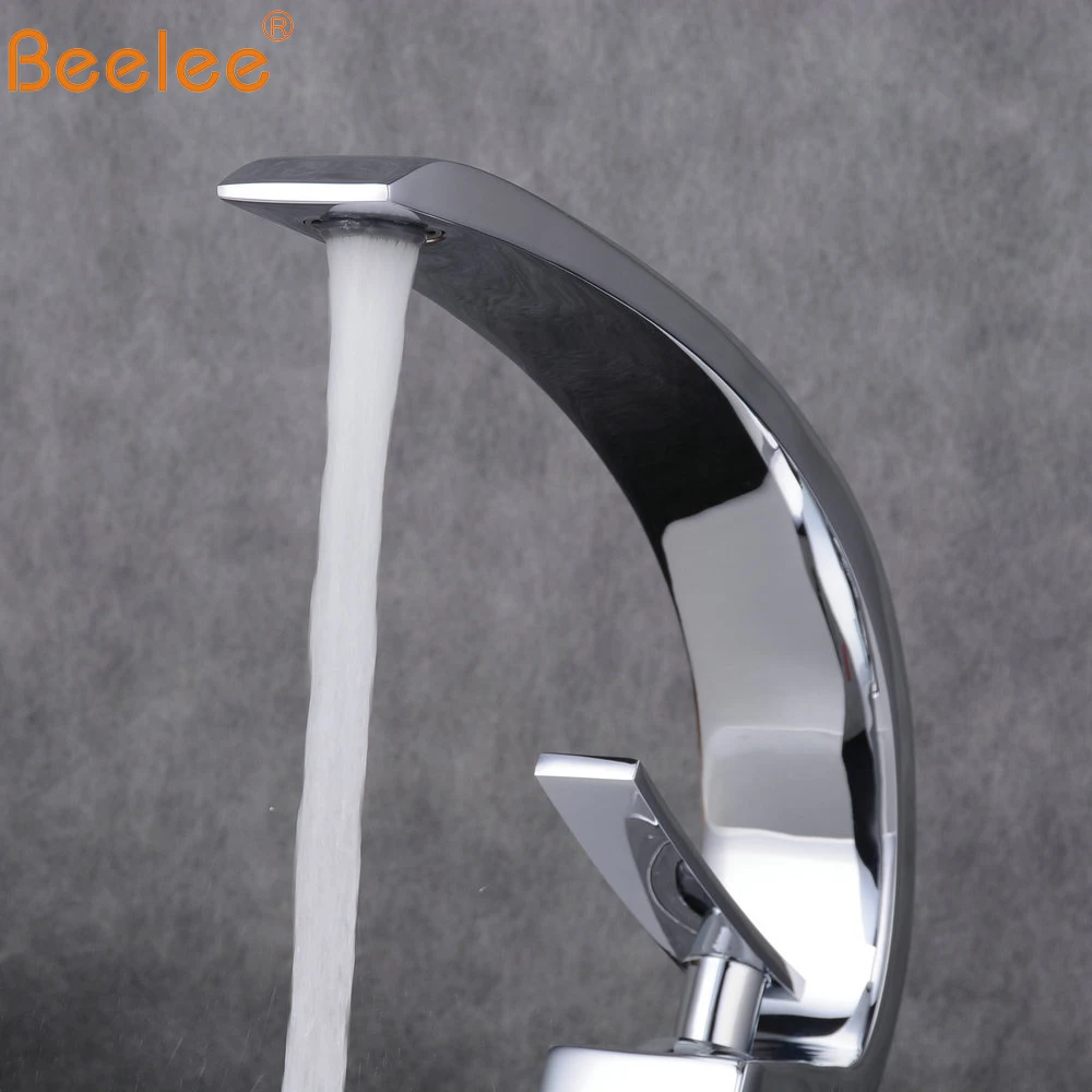 

Beelee Classic Basin Faucet Chrome Deck Mounted Single Handle Water-Tap BL9006