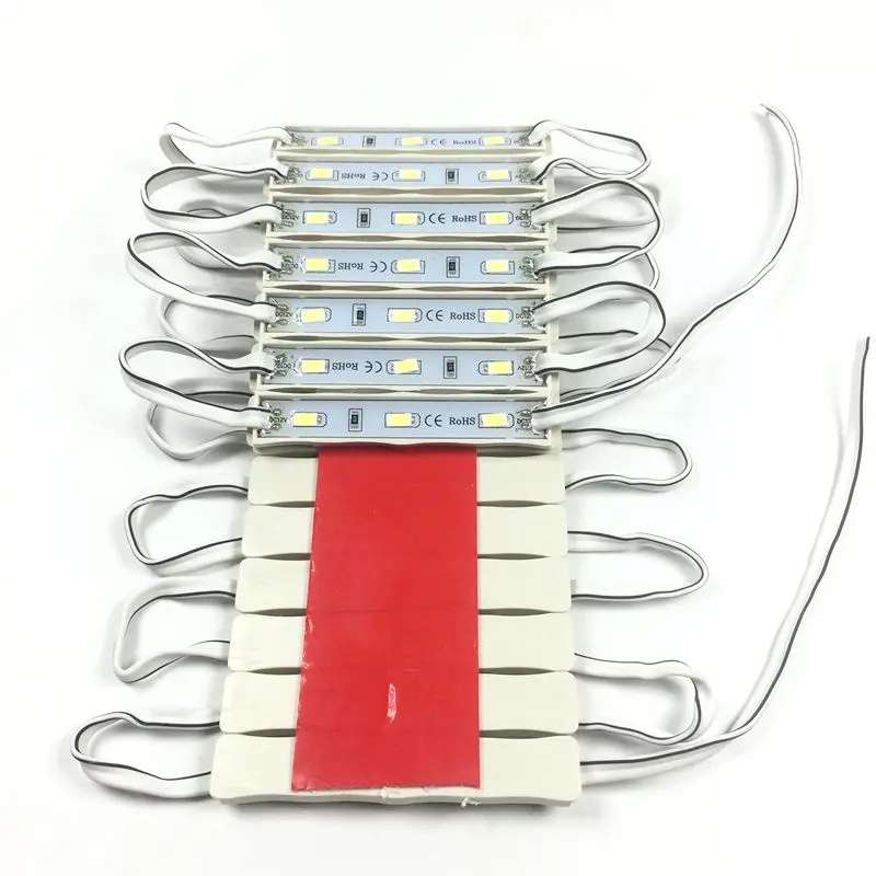 500 шт. 12 В постоянного тока SMD 5730 3 светодиосветодиодный светодиодные модули IP65