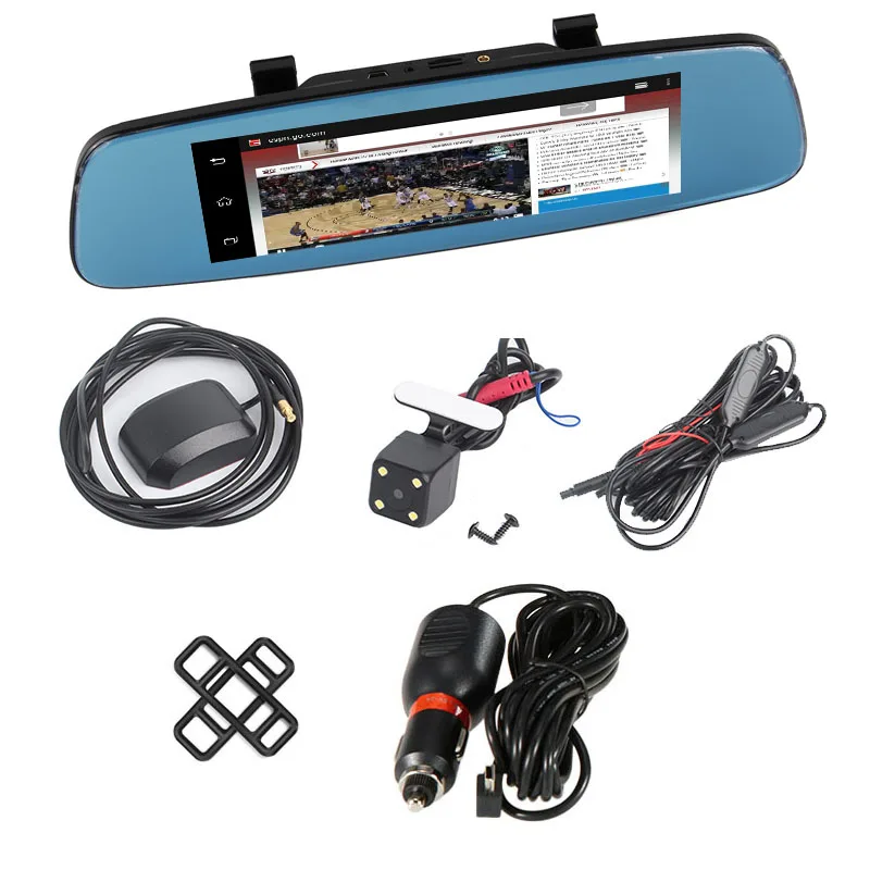 4G Автомобильный dvr камера gps навигации 8 &quotWi Fi Android 5 1 регистратор ADAS удаленного