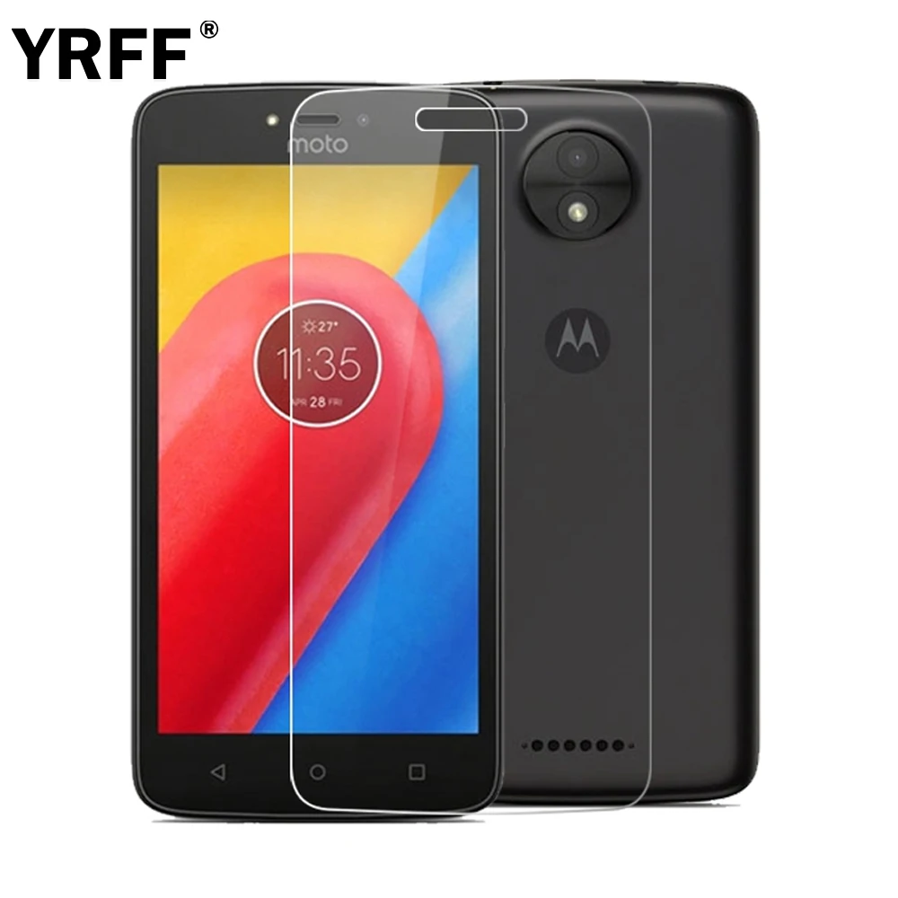 2 шт. 2.5D 0 26 мм Премиум HD Закаленное стекло Защитная пленка для Motorola Moto C Plus